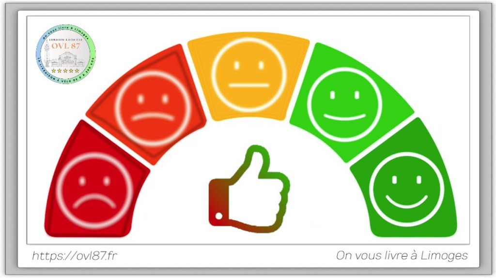 Image représentant les remerciements et l'évaluation de satisfaction des clients OVL87 à Limoges