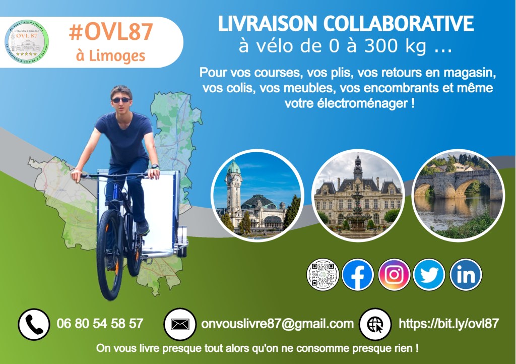 La livraison collaborative à&nbsp;Limoges